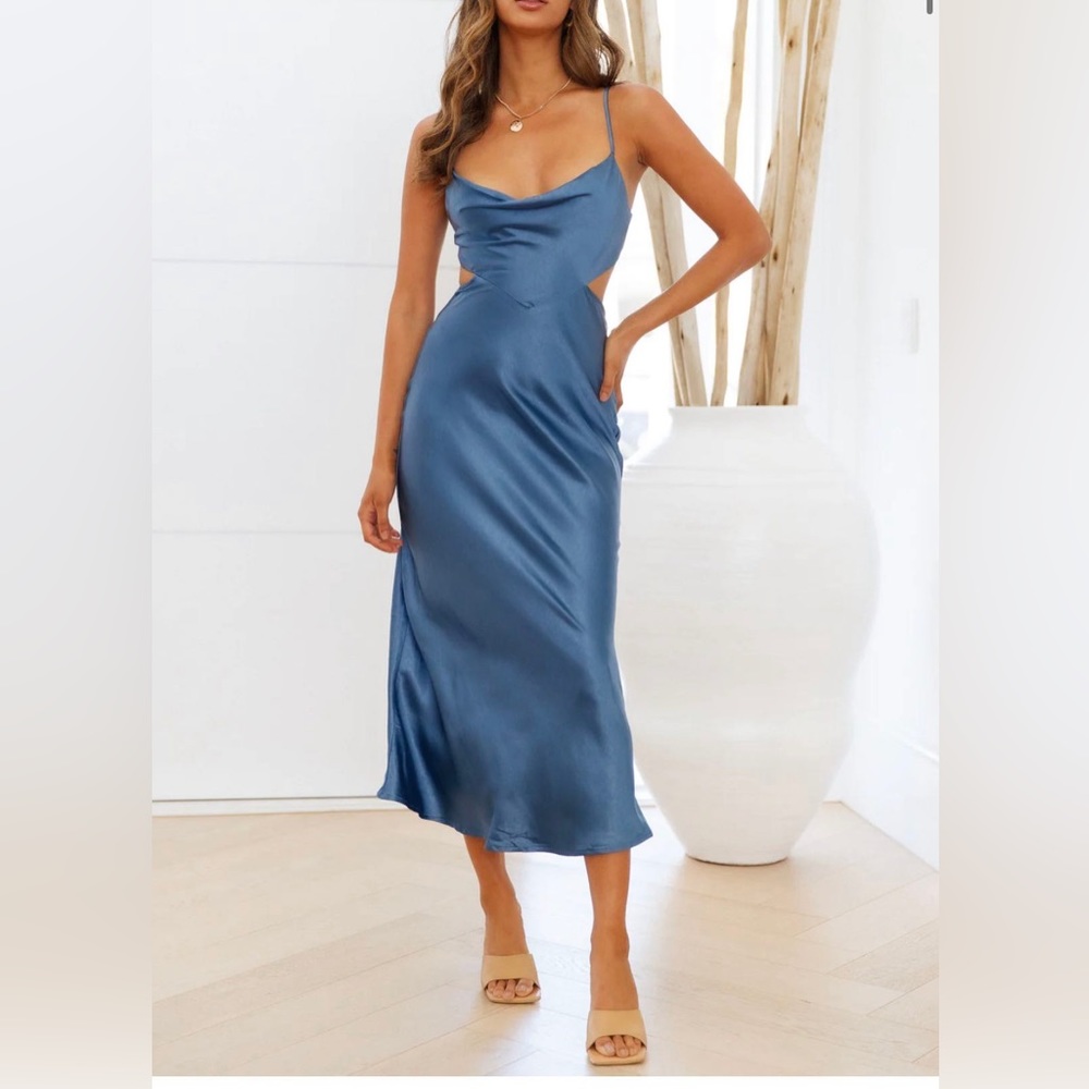 Hello Molly Bright Horizon Dress in Blue